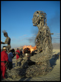 artist unknown, check the burning man site for info.
