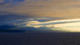 Strait of Juan de Fuca and Olympic Mountains