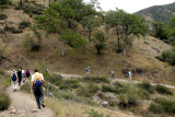 Descending on the Condor Gulch Trail