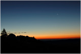 Bright Venus at sunrise