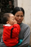 Grand-mre et petit fils - Le Mat - Vietnam