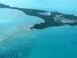The reef and caye....