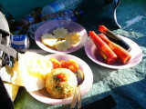 Menu sarapan pagi di Plawangan