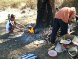 Preparing The Lunch