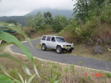 jalan di kawasan Kawah putih