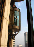 From one elevator to another