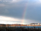 rainbow over Stage Island Pool