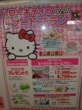 they had these hello kitty themed rooms