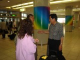 at Hiroshima airport. This is Daito, Uncle Georges cousin
