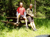 Steve and I at the bottom of Demo