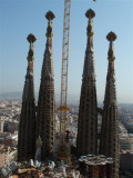 Sagrada Familia 95 metres up in the air