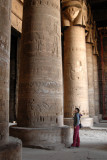Inside the  temple