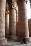 Inside the  temple