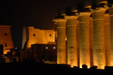 Luxor Temple at night