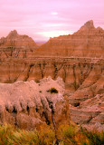 Badlands at Dusk