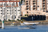 Float Plane lands at Victoria BC