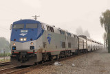 Coast Starlight leaving Seattle WA