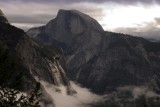 Half Dome after storm on previous evening
