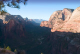 Zion Canyon just after sunup