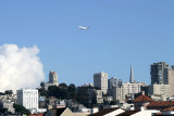 A-380 photo shoot over San Francisco. Very quiet giant!