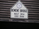 Bement covered bridge No.14, NH