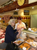 At  the butcher
