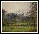 Matinee dautomne, jardin dEragny dit Femme dans un verger, Eragny, 1897