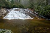 small waterfall on the Thompson River