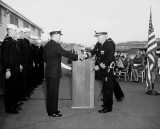 Sailor getting his LDO commission in 1962