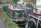 ... so the boats moored up above the Town bridge