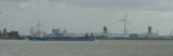 A small ship left Barking Creek just before we reached it