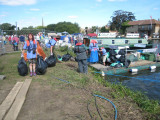 Unloading at the end of the trip