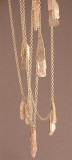 WN46 - Biwa Pearl  Silver Neckpiece