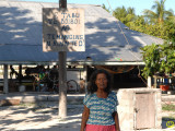 Banana village sign