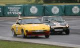 Mazda RX7 (1979) passing TVR 3000M (1979)    70s Roadsports.