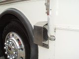 THE AIR INTAKE FOR THE DETROIT IS ROUTED THROUGH THE FRONT COMPARTMENT AND TO JUST BEHIND THAT DOOR
