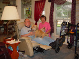 WE GOT TO ABILENE, TEXAS AND HAD A GREAT TIME VISITING WITH MY BROTHER JIM AND HIS WIFE VELMA AND THEIR DOGS