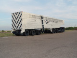 WHEN THESE TRAILERS WERE MOVING THE MINUTEMAN MISSILES BACK IN THE 60S AND 70S, I NEVER GOT THIS CLOSE