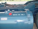 YES THE ENGINE FOR THIS TRUCK IS A GMC GAS ENGINE, PULLING ALL THAT WEIGHT