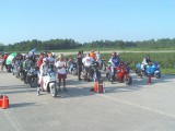 SINCE THIS WAS A SUPER BIKE SHOOTOUT RACE THERE WERE A LOT OF BIKES ON HAND