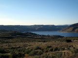 Grand Coulee Dam in the distance