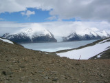 First view of the Grey glacier