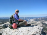 Cathy on the summit