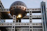 A Closer shot to the Metal Ball of Fuji TV