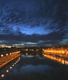 sky reflecting on the canal...late fall...