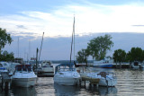 boats in the harbour..