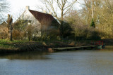 House at canal