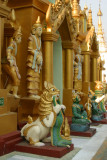 at Shwe Dagon Pagoda