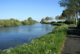 Canal with cycling path