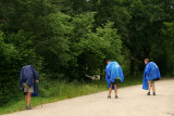 Wet Pilgrims on route